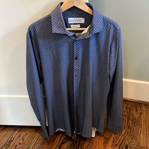 Mizzen + Main Men’s Oxford Dress Shirt (Medium Trim Fit)